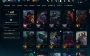 Platina 2 com 125 Champs e 36 Skins +1 Prestigio