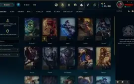 Conta De Lol Ferro 4 - 0% Winrate - Sem Email Confirmado