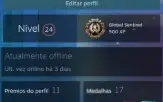 Steam CS2 Premium com medalhas 3.500 horas