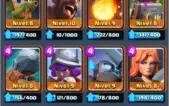 CONTA CLASH ROYALE NIVEL 12 + 36 LENDARIAS,MAX 4755 TROFEUS