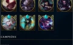 Conta de lol antiga,Skin vitoriosa a partir S3,133 campeões.