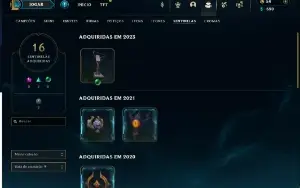 Conta League of Legends - Esmeralda 1 - MMR DE DIAMANTE