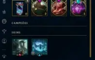 Conta League of Legends 68 Skins Full Acesso