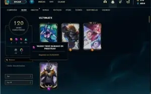 Conta Ferro 2 com 93 Champs e 120 Skins + 3 Ultimates