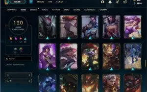 Conta Ferro 2 com 93 Champs e 120 Skins + 3 Ultimates