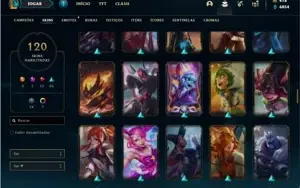 Conta Ferro 2 com 93 Champs e 120 Skins + 3 Ultimates