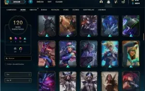 Conta Ferro 2 com 93 Champs e 120 Skins + 3 Ultimates