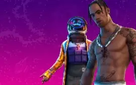 Procuro conta de fortnite com TRAVIS SCOTT de até R$240,00