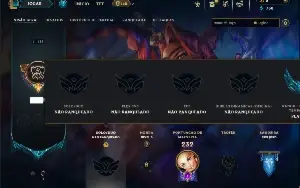 Unranked com 90 Champs e 26 Skins ( MAIN SUP )