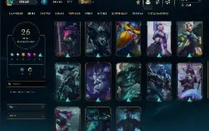 Unranked com 90 Champs e 26 Skins ( MAIN SUP )