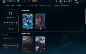 Unranked com 90 Champs e 26 Skins ( MAIN SUP )