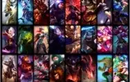 Acc LOL server BR: 53 skins (44.5k RP) 91 herois e 92 ícones