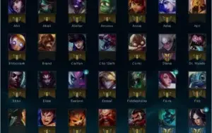 Acc LOL server BR: 53 skins (44.5k RP) 91 herois e 92 ícones