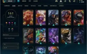 Conta prata 1 com TODOS os champs e 161 skins