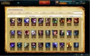 CONTA LOL - 30 CAMPEÕES + 7 SKINS + GOLD (Solo/Duo e Flex)