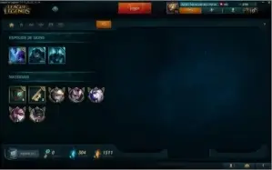 CONTA LOL - 30 CAMPEÕES + 7 SKINS + GOLD (Solo/Duo e Flex)