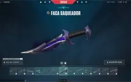 Conta Valorant diamante 2  Chaveiro Raro 5 facas