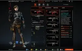 Conta Warface patente 26 com Cyber Slayer FN Scar