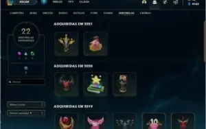 Conta League Of Legends - P1 - 130 Champs - 78 Skins