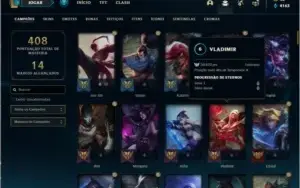 Conta League Of Legends - P1 - 130 Champs - 78 Skins