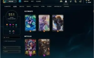 CONTA LOL COM MUITAS SKINS + VALORANT