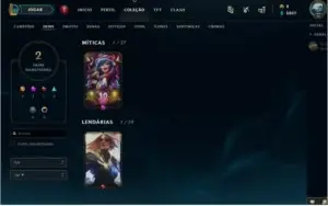 CC2 LOL LV 25 recheado inventario