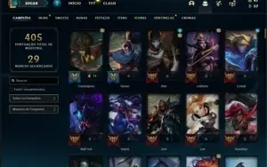 Conta prata 1 com 149 Champs e 85 Skins
