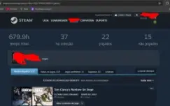 Rainbow six siege + steam com varios jogos 1358 reais gasto