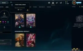 League of legends conta a venda