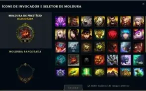 League of legends conta a venda