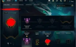 Conta MESTRE League of Legends