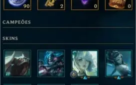 Conta MESTRE League of Legends