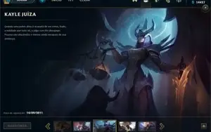 Vendo conta LOL com 81 skins(Kayle juiza,Rammus Rei,Sona dj