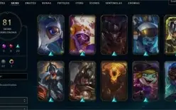 Vendo conta LOL com 81 skins(Kayle juiza,Rammus Rei,Sona dj
