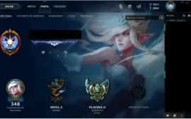 Conta LOL 2013 - Platina 3 1200 RP