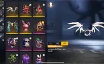 Conta free fire 2018 lv53 focado para personagem feminino