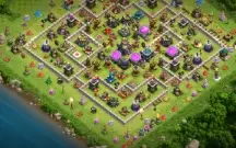 Conta Clash Of clans CV14 TOP com muitos enfeites que nunca