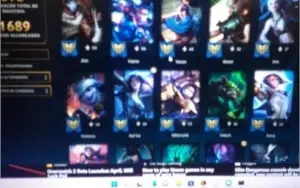 Conta no League of legend 1085 skins