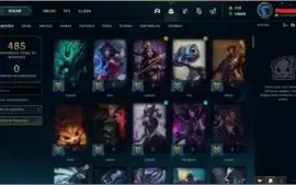 Conta Platina II com 3 skins prestígio e essência para nick