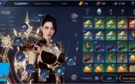 Conta MIR4/Server EU 44 Sorcerer Lvl 70 com 79k de power