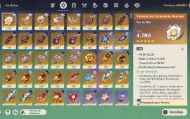 GENSHIN IMPACT - AR55, 14T5⭐Furina + Bis, Eula + Bis, Ganyu