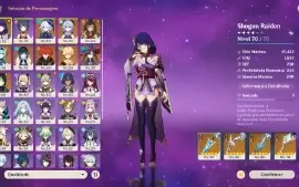 GENSHIN IMPACT - AR55, 14T5⭐Furina + Bis, Eula + Bis, Ganyu
