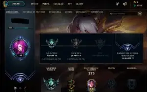 Conta Platina 3 com Skin Rara Irelia Prestígio (Mítica)