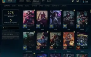 Conta Platina 3 com Skin Rara Irelia Prestígio (Mítica)
