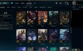 Conta lv 24 com 8 skins
