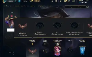 Bronze 4 com TODOS os champs e 410 Skins +6 Prestigios