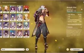 Kazuha | Itto | Diluc | Mona + Banner garantido 48/90