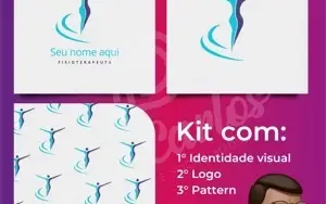 Logomarca de Fisioterapia Kit Promocional Pré Pronto