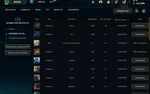 Conta Platina 2 com 25 Champs e 1 Skin
