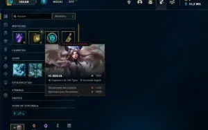 Conta Platina 2 com 25 Champs e 1 Skin